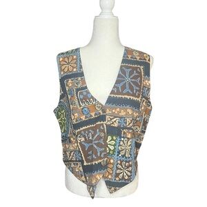 Vintage Artsy Bohemian Vest - 90’s Whimsical Phoebe Buffay